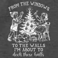 From The Windows To The Walls IM About To Deck These Halls Vector Backpack
