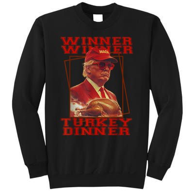 Funny Trump Winner Winner Turkey Dinner Thanksgiving Humor Sweatshirt