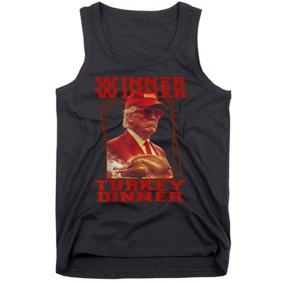 Funny Trump Winner Winner Turkey Dinner Thanksgiving Humor Tank Top