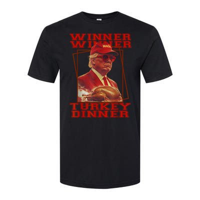 Funny Trump Winner Winner Turkey Dinner Thanksgiving Humor Softstyle® CVC T-Shirt