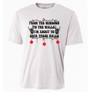 From The Windows To The Walls IM About To Deck These Halls Cooling Performance Crew T-Shirt