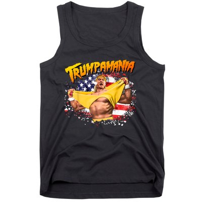 Funny Trumpmania Wrestling Meme 2024 Tank Top