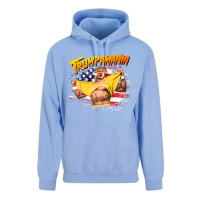 Funny Trumpmania Wrestling Meme 2024 Unisex Surf Hoodie