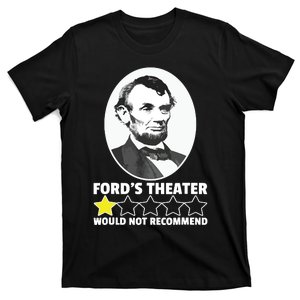 Fords Theater Would Not Recommend 1star Abraham Lincoln T-Shirt