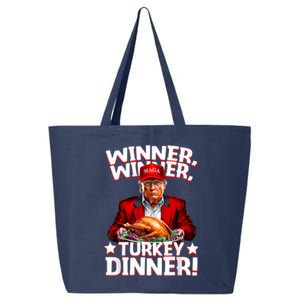 Funny Trump Winner Winner Turkey Dinner Thanksgiving Apparel 25L Jumbo Tote