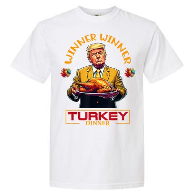 Funny Thanksgiving Winner Winner Turkey Dinner Trump Apparel Garment-Dyed Heavyweight T-Shirt