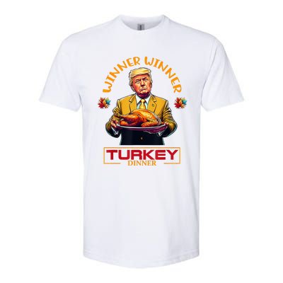 Funny Thanksgiving Winner Winner Turkey Dinner Trump Apparel Softstyle® CVC T-Shirt