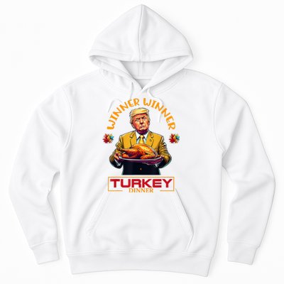 Funny Thanksgiving Winner Winner Turkey Dinner Trump Apparel Hoodie