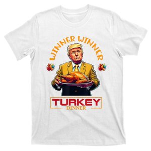 Funny Thanksgiving Winner Winner Turkey Dinner Trump Apparel T-Shirt