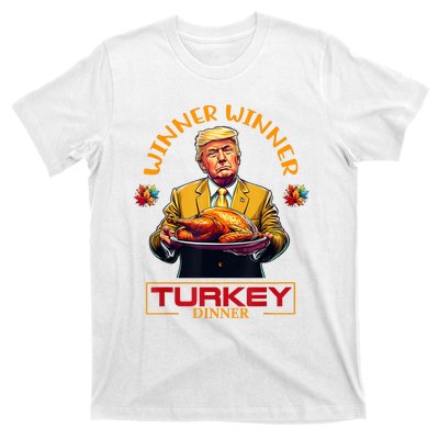 Funny Thanksgiving Winner Winner Turkey Dinner Trump Apparel T-Shirt