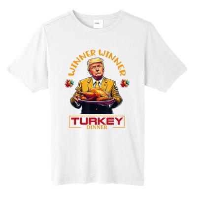 Funny Thanksgiving Winner Winner Turkey Dinner Trump Apparel Tall Fusion ChromaSoft Performance T-Shirt