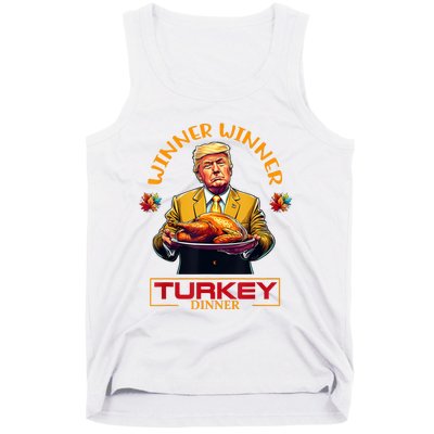 Funny Thanksgiving Winner Winner Turkey Dinner Trump Apparel Tank Top