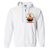 Funny Thanksgiving Winner Winner Turkey Dinner Trump Apparel Full Zip Hoodie