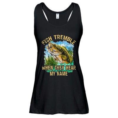 Fish Tremble When They Hear My Name Ladies Essential Flowy Tank