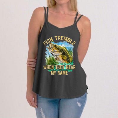 Fish Tremble When They Hear My Name Women's Strappy Tank