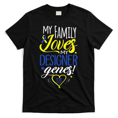 Family T21 World Down Syndrome Awareness Day T-Shirt