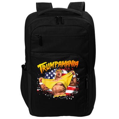 Funny Trumpmania Wrestling Meme 2024 Gift Impact Tech Backpack