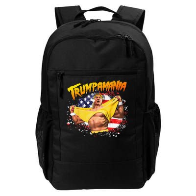 Funny Trumpmania Wrestling Meme 2024 Gift Daily Commute Backpack