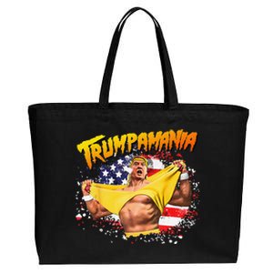 Funny Trumpmania Wrestling Meme 2024 Gift Cotton Canvas Jumbo Tote