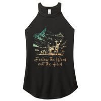 Follow The Word Not The Herd Women's Perfect Tri Rocker Tank