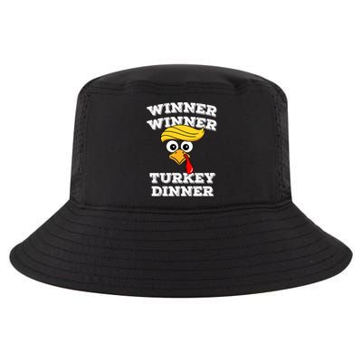 Funny Trump Winner Winner Turkey Dinner Thanksgiving Humor Cool Comfort Performance Bucket Hat