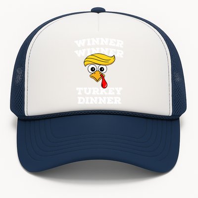 Funny Trump Winner Winner Turkey Dinner Thanksgiving Humor Trucker Hat