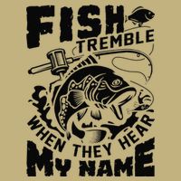 Fish Tremble When They Hear My Name Largemouth Bass Fishing Cooling Performance Long Sleeve Crew