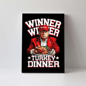 Funny Trump Winner Winner Turkey Dinner Thanksgiving Apparel Canvas