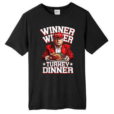 Funny Trump Winner Winner Turkey Dinner Thanksgiving Apparel Tall Fusion ChromaSoft Performance T-Shirt