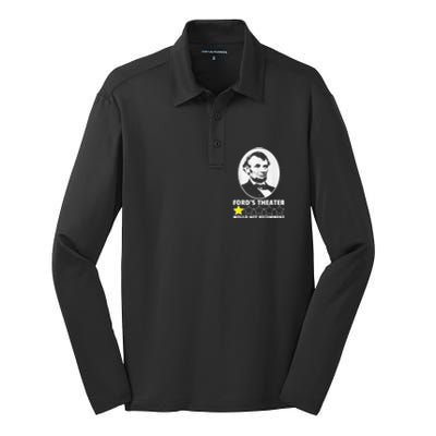 FordS Theater Would Not Recommend 1 Star Abraham Lincoln Silk Touch Performance Long Sleeve Polo