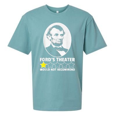 FordS Theater Would Not Recommend 1 Star Abraham Lincoln Sueded Cloud Jersey T-Shirt