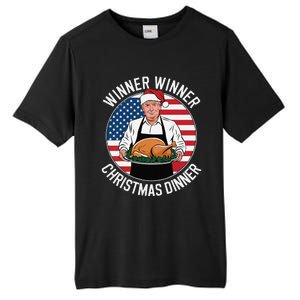 Funny Trump Winner Winner Christmas Dinner Santa Tall Fusion ChromaSoft Performance T-Shirt