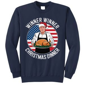 Funny Trump Winner Winner Christmas Dinner Santa Sweatshirt