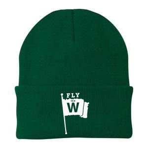 Fly The W Chicago Baseball Winning Flag Knit Cap Winter Beanie