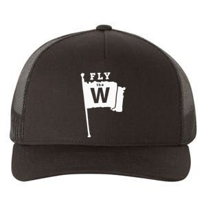 Fly The W Chicago Baseball Winning Flag Yupoong Adult 5-Panel Trucker Hat