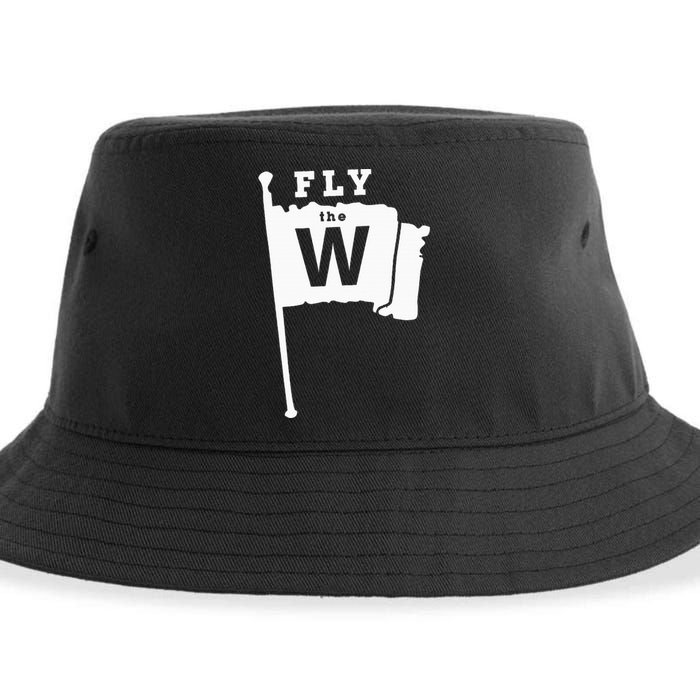 Fly The W Chicago Baseball Winning Flag Sustainable Bucket Hat