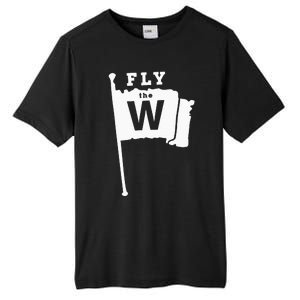 Fly The W Chicago Baseball Winning Flag Tall Fusion ChromaSoft Performance T-Shirt