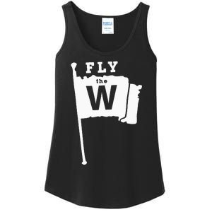 Fly The W Chicago Baseball Winning Flag Ladies Essential Tank