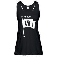 Fly The W Chicago Baseball Winning Flag Ladies Essential Flowy Tank