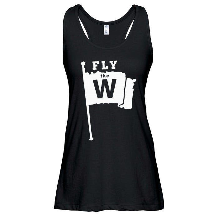 Fly The W Chicago Baseball Winning Flag Ladies Essential Flowy Tank