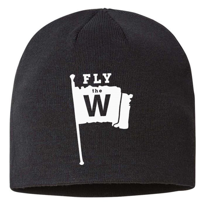 Fly The W Chicago Baseball Winning Flag Sustainable Beanie