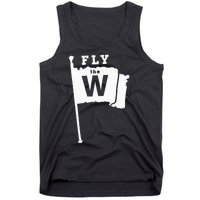 Fly The W Chicago Baseball Winning Flag Tank Top