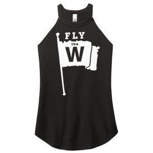 Fly The W Chicago Baseball Winning Flag Women's Perfect Tri Rocker Tank