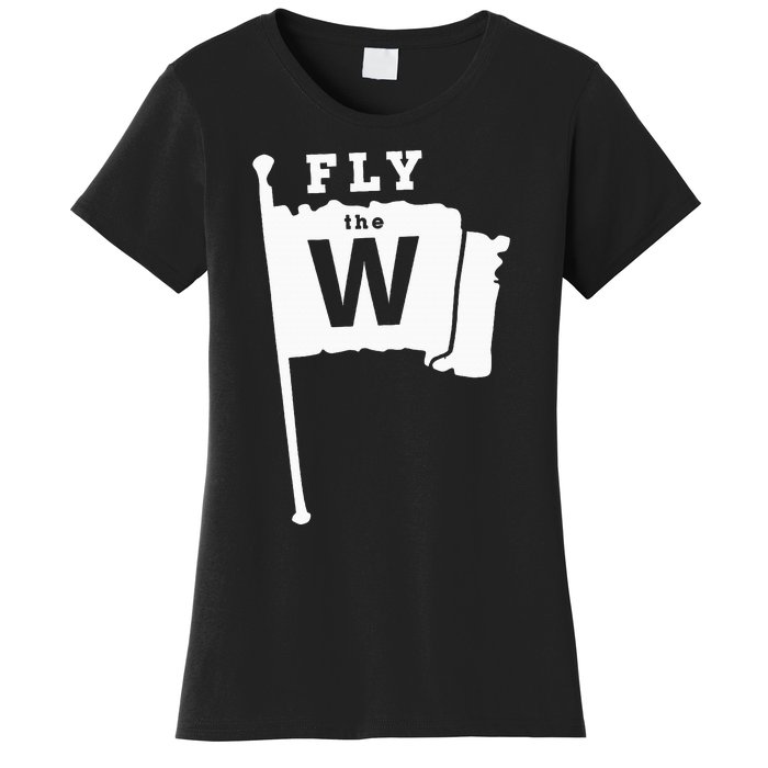 Fly The W Chicago Baseball Winning Flag Women's T-Shirt