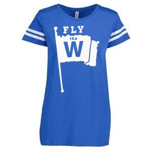 Fly The W Chicago Baseball Winning Flag Enza Ladies Jersey Football T-Shirt