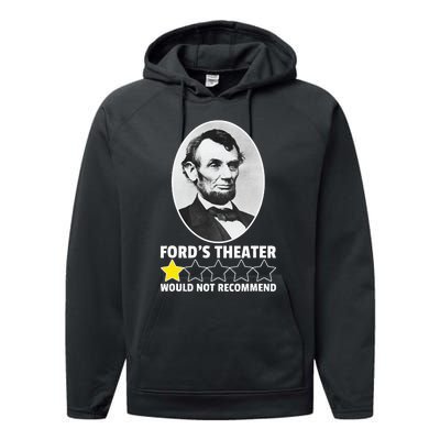 FordS Theater Would Not Recommend 1star Abraham Lincoln Performance Fleece Hoodie