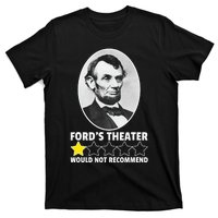 FordS Theater Would Not Recommend 1star Abraham Lincoln T-Shirt