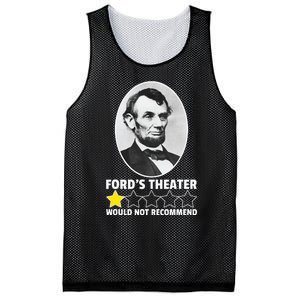 FordS Theater Would Not Recommend 1star Abraham Lincoln Mesh Reversible Basketball Jersey Tank