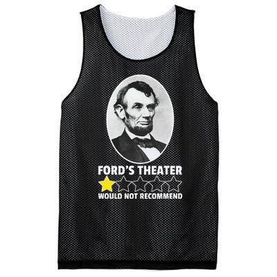 FordS Theater Would Not Recommend 1star Abraham Lincoln Mesh Reversible Basketball Jersey Tank