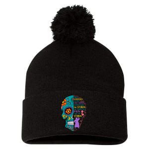 Feminist They Whispered To Her Magic Kingdom Family And Friends Pom Pom 12in Knit Beanie